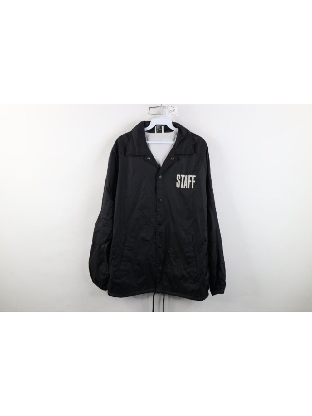 Staff Issued Justin Bieber Purpose Tour Lined Coaches Jacket Mens Size M Black